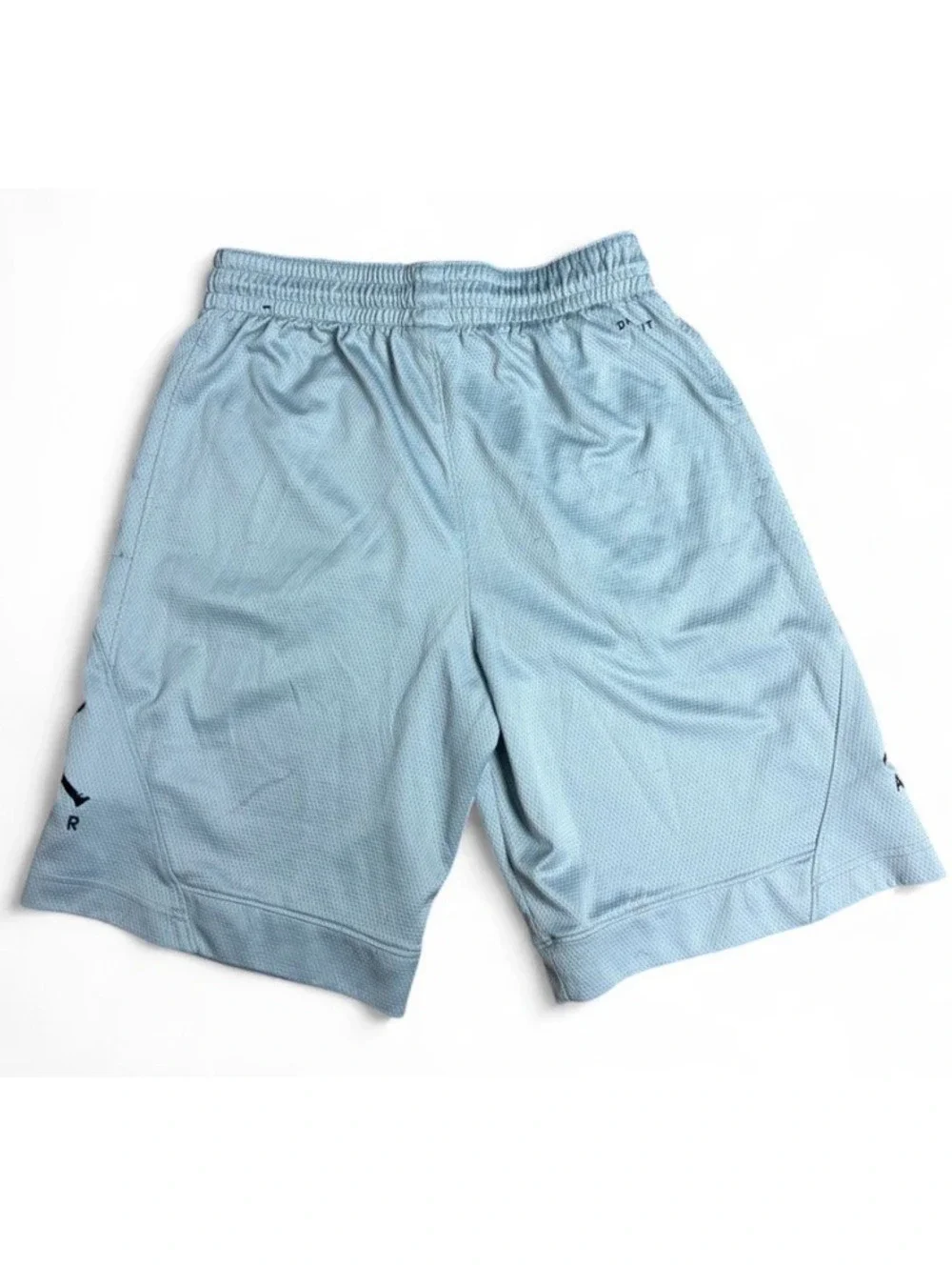Y2K Jordan Basketball Shorts Mens Medium Gray Mesh Athletic